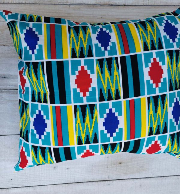 Red Blue Yellow Cushion