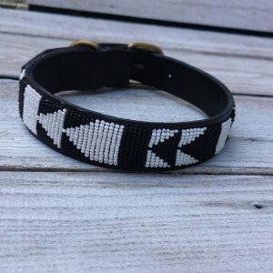 Black and White Dog Collar
